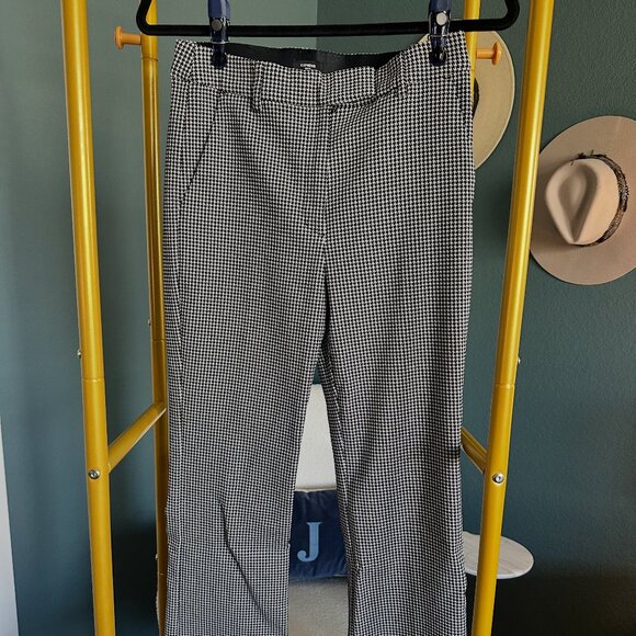 Express Trousers Black and White Houndstooth - Picture 1 of 5